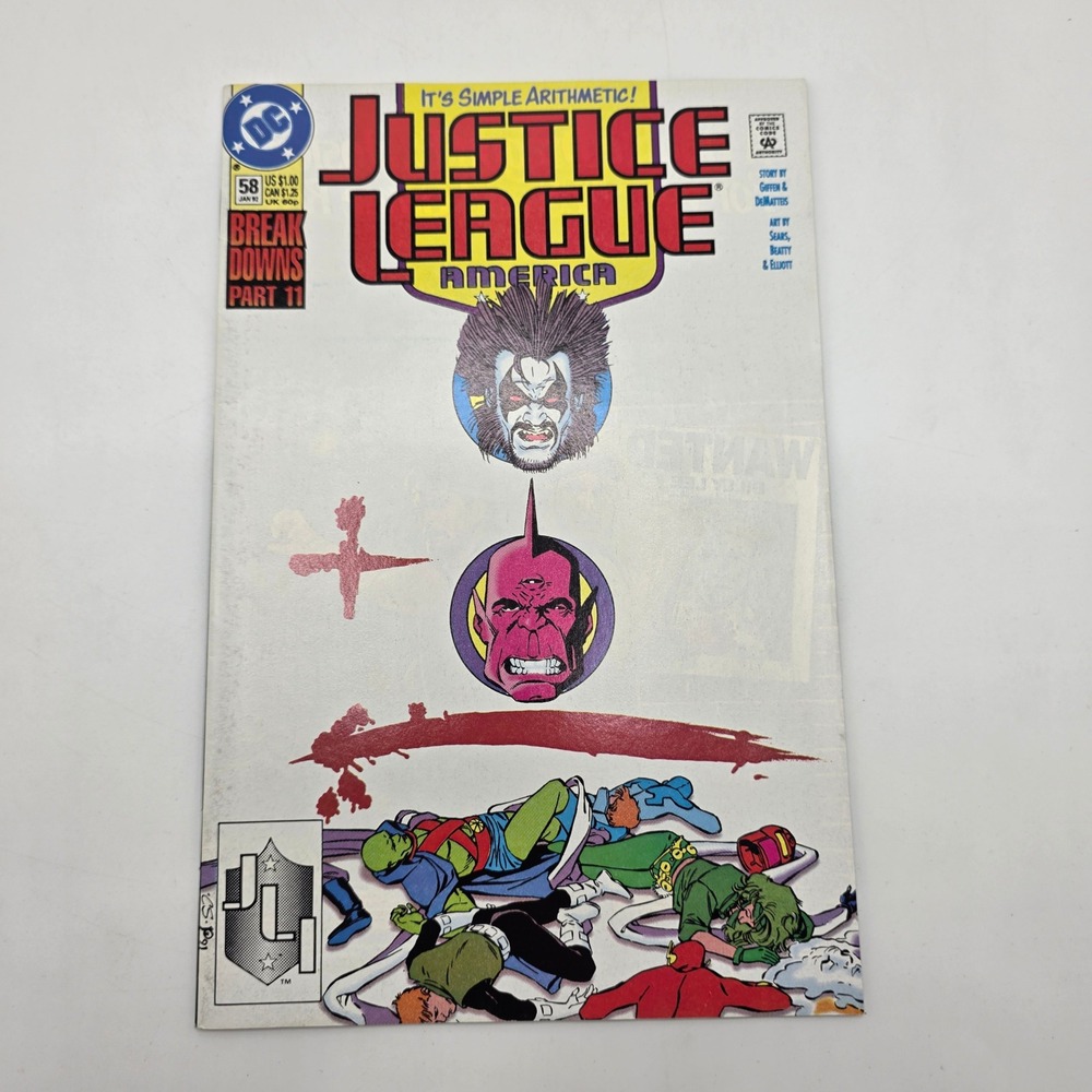 DC Comics Justice League America 58 Lobo Despero Breakdowns Part 11 Jan 1992 JLA